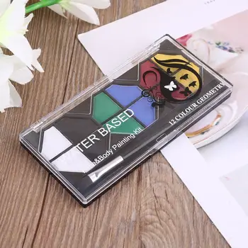

12 Color Face Painting Body Makeup Non Toxic Safe Water Soluble Paint with Brush