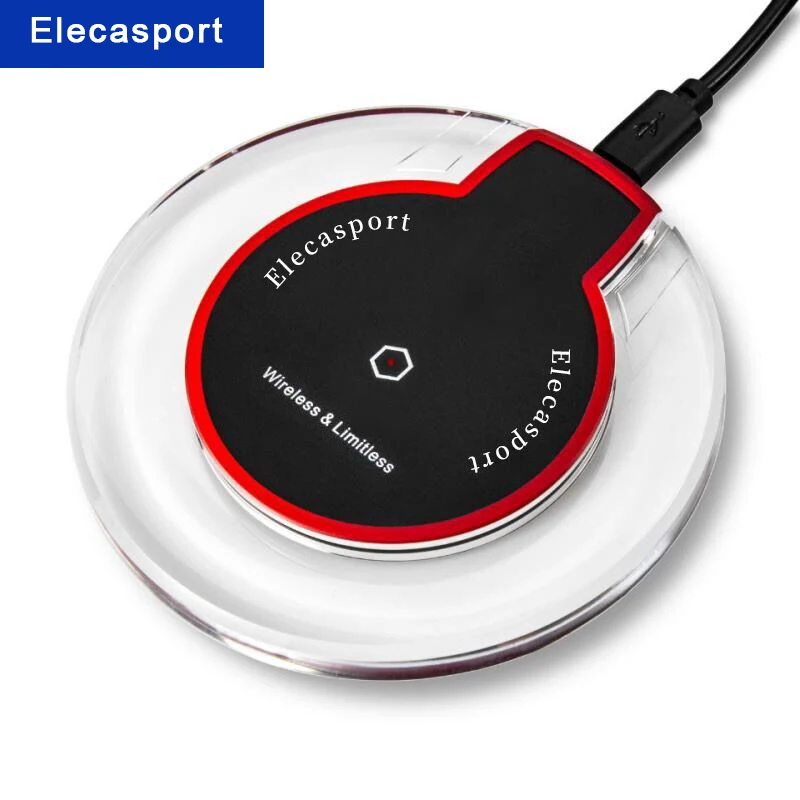

Wireless Charger For Samsung Galaxy S9/S9+ S8 S7 Note 9 S7 Edge USB Qi Charging Pad for iPhone XS Max XR X 8 Plus