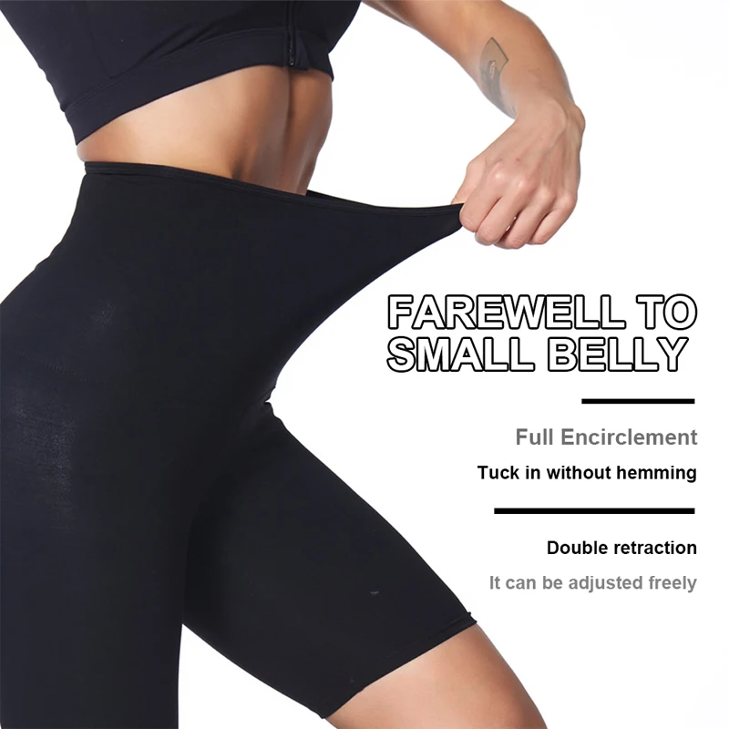 NINGMI Slimming Sauna Pants Body Shapers Legging Slimming Pants Shapewear Waist Shaper Pant for Women Wholesale Waist Trainer extreme tummy control shapewear