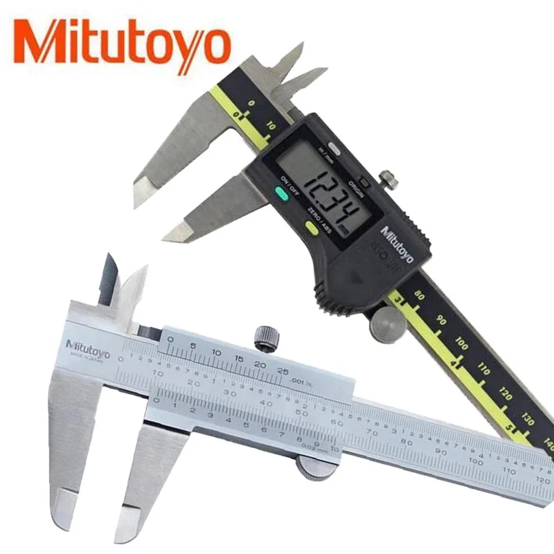 

Mitutoyo Caliper Digital Vernier Caliper Lcd Digital Electronic Measure Gauge 150mm 200mm 300mm Metal Caliper Stainless Steel