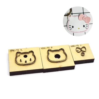 

Making Decor Supplies Dies Cutting Die Cat Shape Key Ring DIY Key Case Fun Pendant New Design Craft Cutting Die