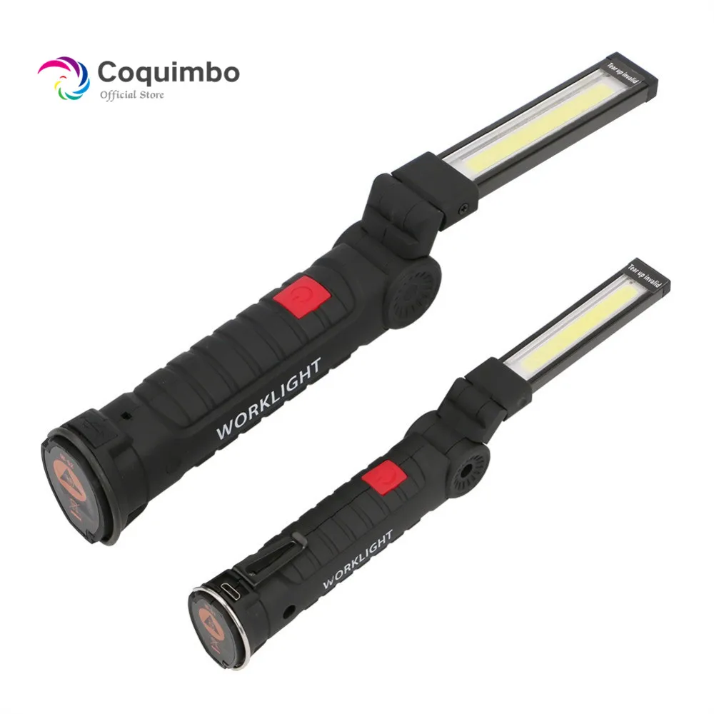 Светодиодный светильник COB перезаряжаемый через USB светодиодный со встроенным