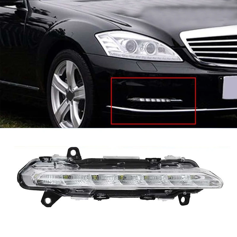 Автомобильный светодиодный DRL дневные ходовые огни Противотуманные фары для Mercedes-Benz s-класса W221 C250 C300 C350 CL550 AMG CLS550 R350