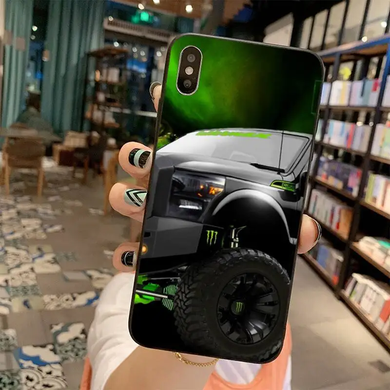 iphone 7 case YJZFDYRM Monster Truck Phone Case for iPhone 11 pro XS MAX 8 7 6 6S Plus X 5S SE 2020 XR case iphone 8 plus wallet case