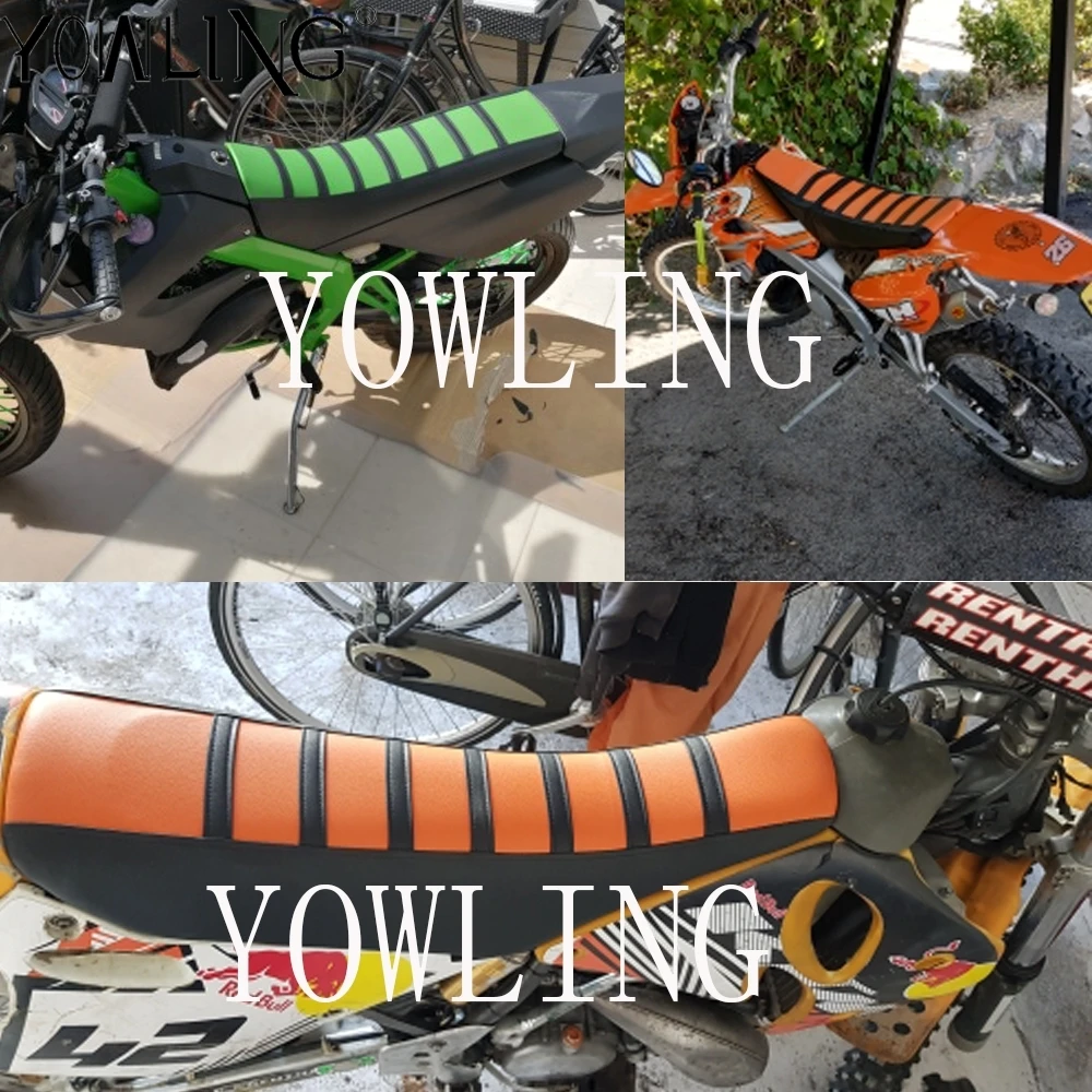 Для Kawasaki KLX110 KDX250SR KFX450R VERSYS-X250 VERSYS-X300 грязный велосипед захват мягкий внедорожный мотоцикл подушки сиденья Чехол