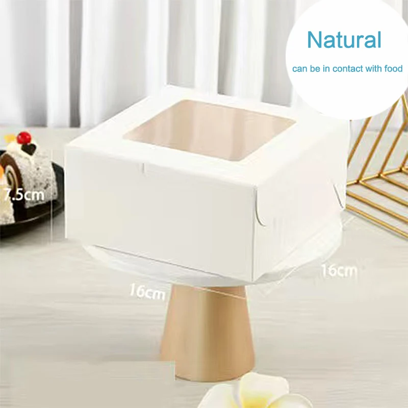 Cupcake Box Bäckerei Boxes Mit 12 Löchern Einsatz 10 Stück Kraftpapier