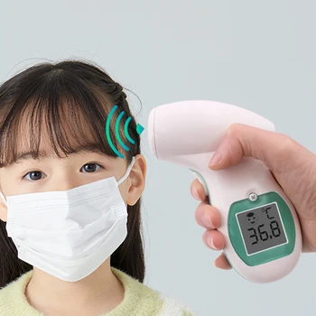 

Infrared Thermometer Frontal Gun Electronic Thermometer Three Color Backlight High Quality And Durable