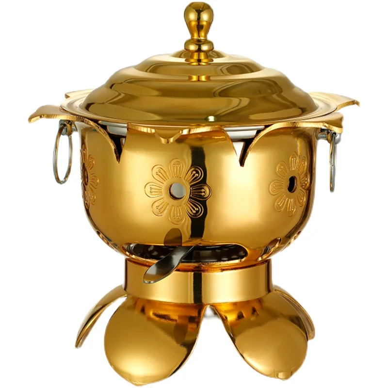 Retro Small Shabushabu Alcohol Stove Small Hot Pot One Person Single