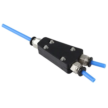 

3D Printer Ender-3 Extruder Feed 2 in 1 Out Pneumatic Connector Module Two-Color Print