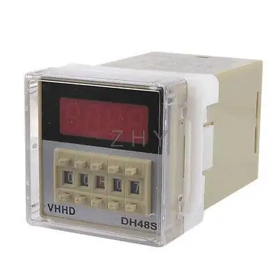 

DH48S-1Z Power on Time Delay Relay 8-Pin DPDT 0.01S-99H99M AC/DC24V