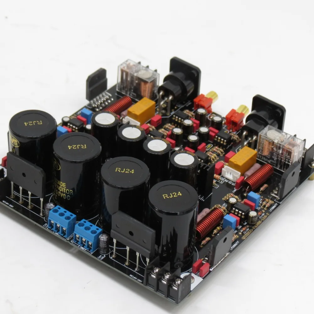 LM3886 XRL полностью сбалансированный Мощность усилитель доска 120 Вт+ 120 Вт Hi-Fi стерео 2-х канальный готовой платы