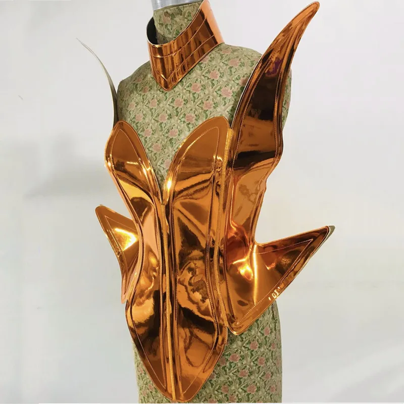 green emerald velvet dress Shiny Gold Rhinestone Black Velvet Drag Queen Long Sleeve Bodysuit