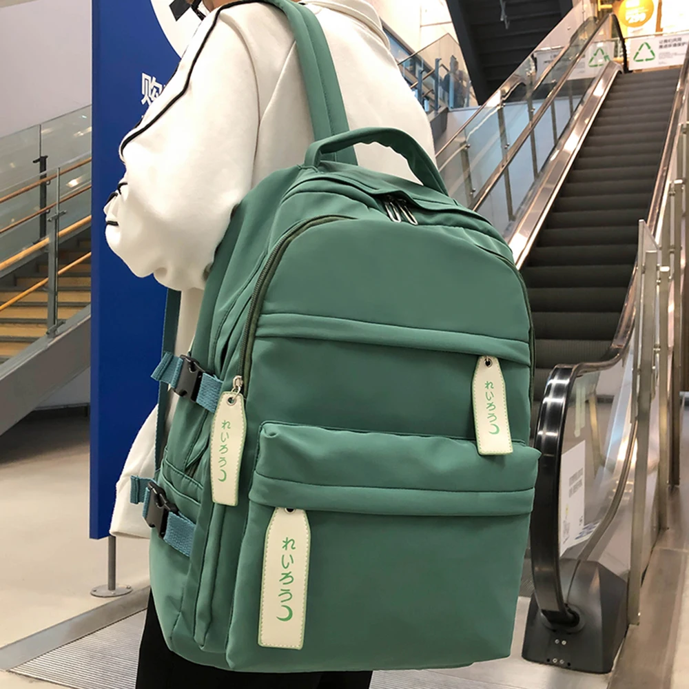 Женские нейлоновые рюкзаки для ноутбука милые школьные сумки Harajuku рюкзак