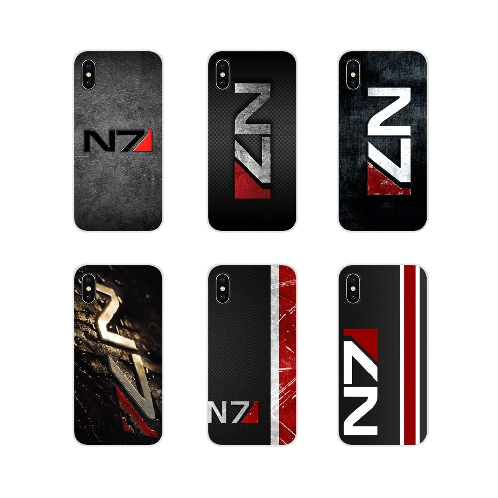 Массовый эффект N7 Armour логотип силиконовый чехол для телефона Чехлы Apple IPhone X XR XS