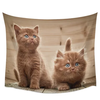 

Cute Cat Wall Decor Tapestries Wall Decor Tapestry Bedding Blanket Towel Scarf Sheet Hypoallergenic Table Cloth Furniture