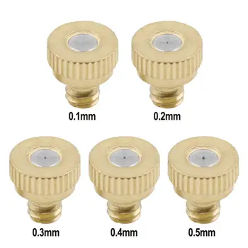 

1PCS Durable Atomizing Nozzle anti drip misting nozzle cross Atomizing nozzle fog WATER SPRAY To Garden Humidifying Sprinkler
