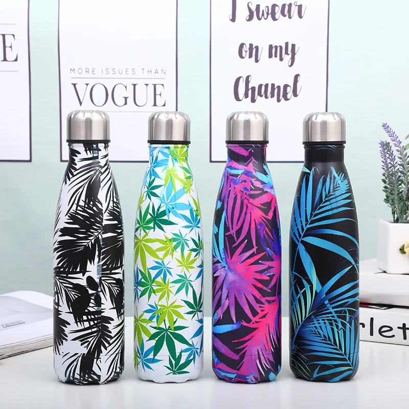 500ml beautiful cola thermos water bottle stainless steel travel flask colar water bottles