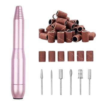 

Portable 25000rpm Electric Nail Drill Machine Pen Pedicure Nail File Nail Gel Remover File Manicure Mill Cutter Equipment
