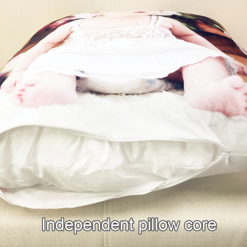 Photo Customization Square Cushion Stuffed dog Pillow Sofa Car Decorative Christmas Gift Couple photo pillow Baby photo cushion 6