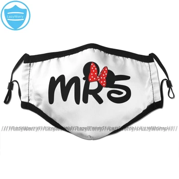 

Minnie Mouse Mouth Face Mask MrsMouse Facial Mask Funny Fashion with 2 Filters for Adult