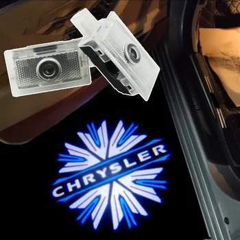 

2pcs for Chrysler LED Door Logo Light Car HD Logo Projector Lights for Chrysler 300 200 Sebring Lancia Thema All Car Models