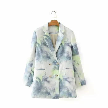 

2020 New Women Business Suits Spring Autumn women Blazers printing Jackets Suit Slim long-sleeve Blazer Women coat