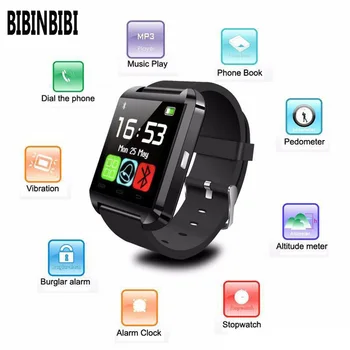 

Reloj Inteligente Portable Smart Watch U8 Smartwatch Bluetooth Answer Dial Phone Passometer Alarm for Android IOS Dropshipping