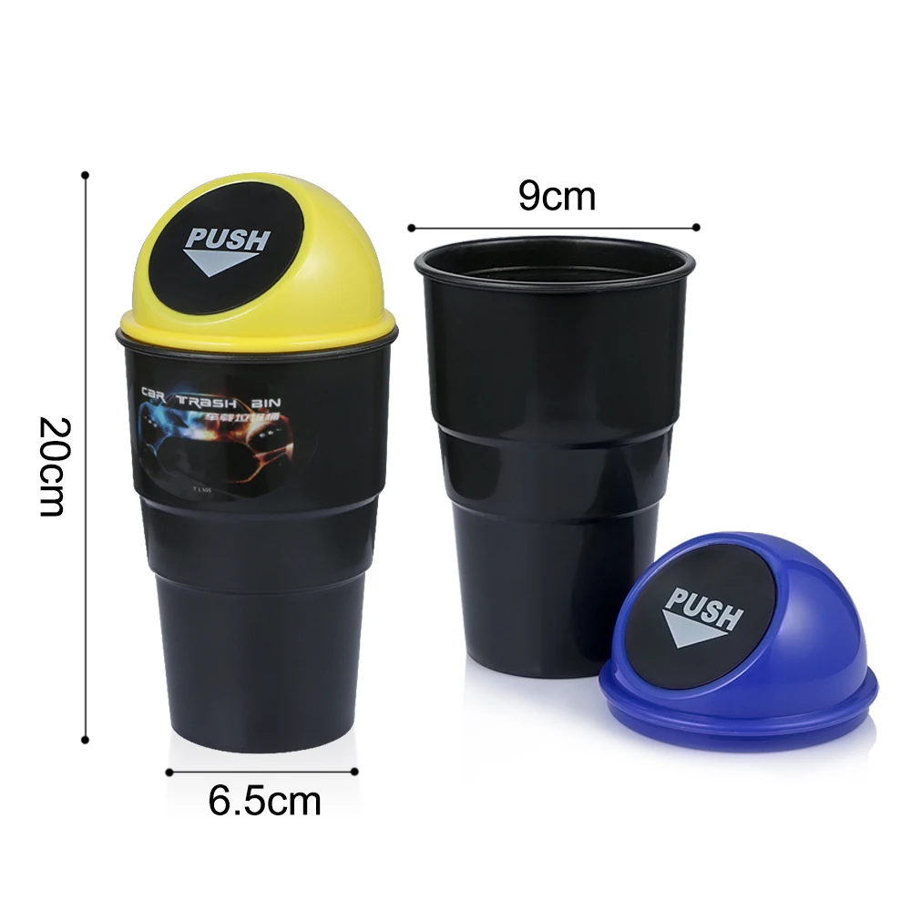 Car Garbage Trash Can Bin Container Basket Accessories For Mini Cooper One S JCW Clubman R55 R56 R60 F54 F55 F56 F60 Countryman