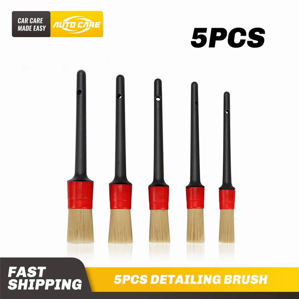 

5pcs Car Detailing Brush Car Wash Brush for Interior Washing Cleaning Brushes Wheel Gap Rims Dashboard Air Vent Trim Detailing