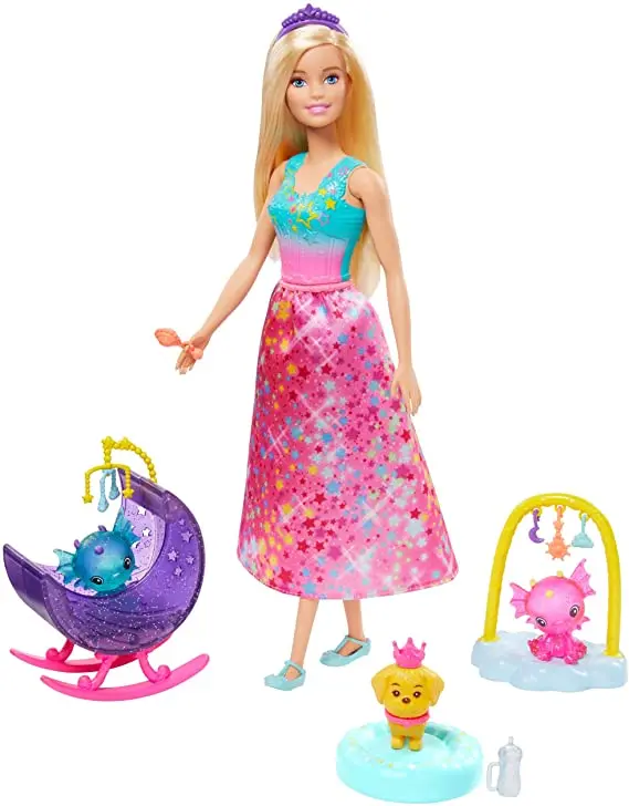 Muñeca Barbie Original Dreamtopia, juguetes muñecas de princesa para niñas, juego de ropa para guardería de dragón, regalo para bebé|Muñecas| - AliExpress