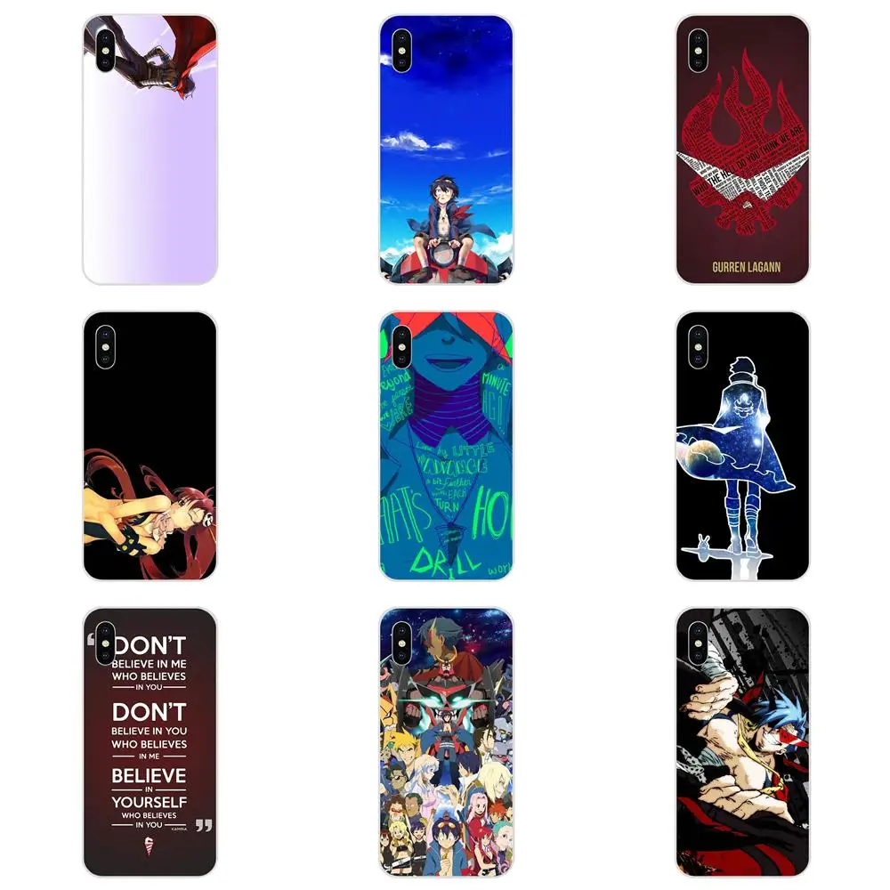 Soft TPU Shockproof Anime Tengen Toppa Gurren Lagann For Galaxy J1 J2 J3 J330 J4 J5 J6 J7 J730 J8 2015 2016 2017 2018 mini Pro | Мобильные