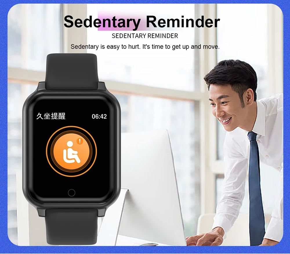 B58 Смарт-часы для мужчин и женщин, смарт-браслет, мониторинг сердечного ритма, B57 Plus, женские Смарт-часы, фитнес-трекер, браслет для iPhone