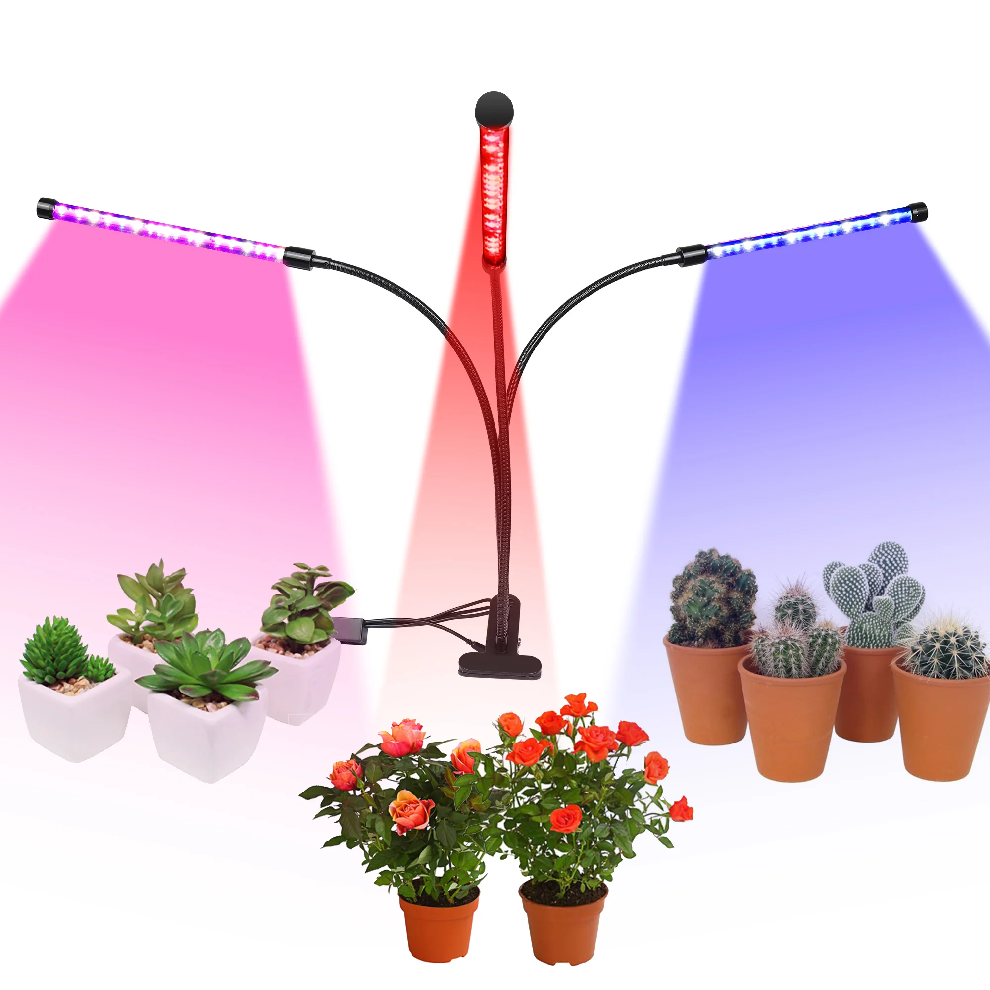 

36W LED Grow Light Full Spectrum Led Growing Lamp for Hydroponic Indoor Plants Veg and Flower Grow Light, Growing Lamps Plant