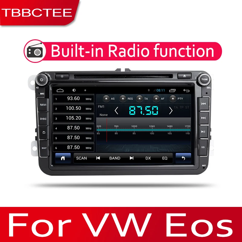 TBBCTEE 2din автомобильный мультимедийный Android Автомагнитола для Volkwasgen VW Eos 2006 ~ 2015 WiFi