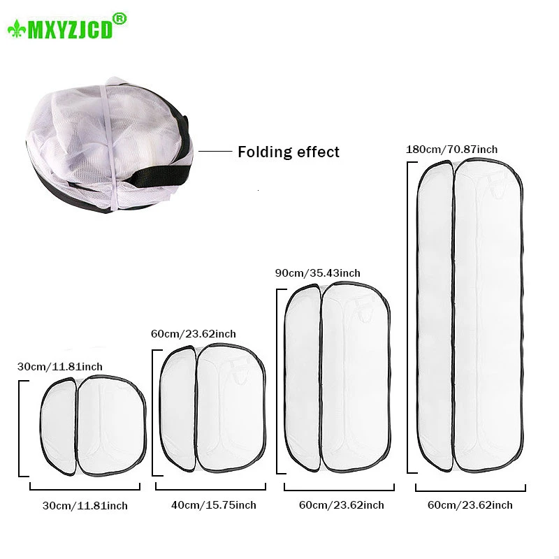 Foldable Garden Plant Grow Tent Garden Anti-Pest Network Transparent Insect Inspection Box Gardening Supplies Invernadero