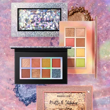 

8-color Eyeshadow Palette Matte Pearly Lustre Long Lasting Delicate Texture Eye Shadow LDO99