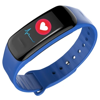 

C18 Smart Bracelet Fitness Tracker Heart Rate Monitor Smart Wristband Waterproof Smart Band Activity Tracker Watch(blue)
