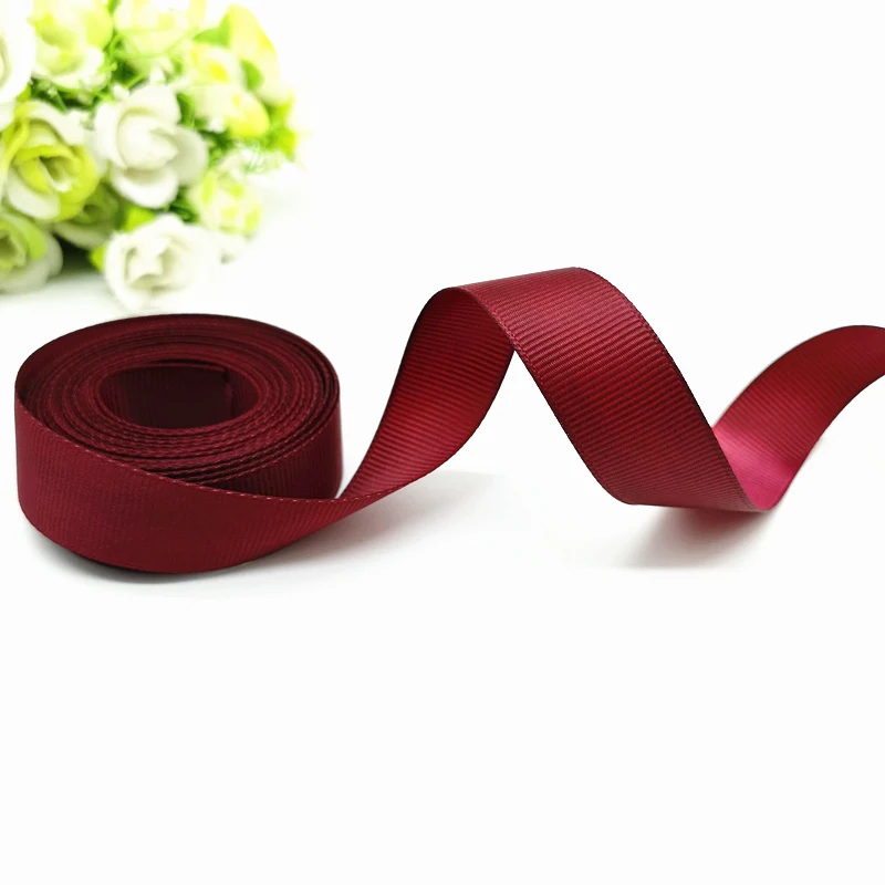Ribbon Decoration Ribbon Supplies Wrapping Ribbon Grosgrain Ribbon Sewing Ribbon Christmas Ribbon 5 yards 6mm-50mm Grosgrain Ribbon for Gift Wrapping Hair Bows DIY Wedding Party Christmas Decoration