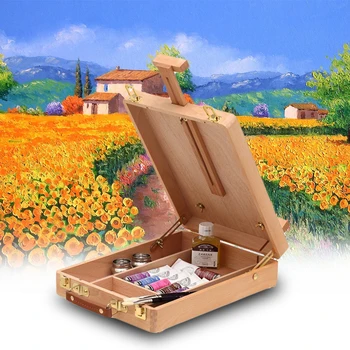 

Multifunctional Painting Suitcase Student Outdoor Sketching Portable Fillet Desktop Easel Painting Accessories Art Supplies