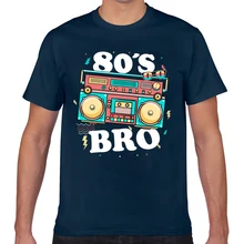 Tops camiseta hombres 80s bro vintage disfraz cómic inscripciones Geek corto hombre Camiseta XXX