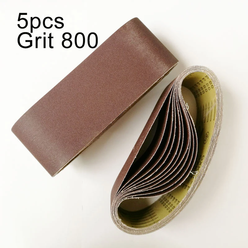 

5pcs High Quality 100 * 610mm Sanding Belts Aluminum Oxide Sandpapers Grinding