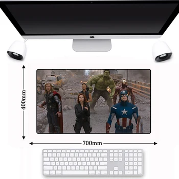 

Locking Edge Large 70*40cm Anti-slip Gaming Computer Mouse Pad Mat Laptop Keyboard Desk Mice Pad Avengerse Infinity War Mousepad
