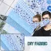 Материал сделай сам Дышащая ткань ручной работы Комплект из лоскутных квадратов