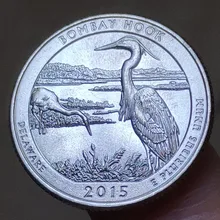 24 мм Национальный Охотник для диких животных, настоящая комеморная монета, оригинальная коллекция