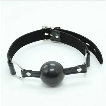 Adult Game Soft Rubber 40mm Mouth Ball Gag Fetish Bondage Oral Fixation Mouth Open Stuffed Love Restraint Sex Toys XN0046 3