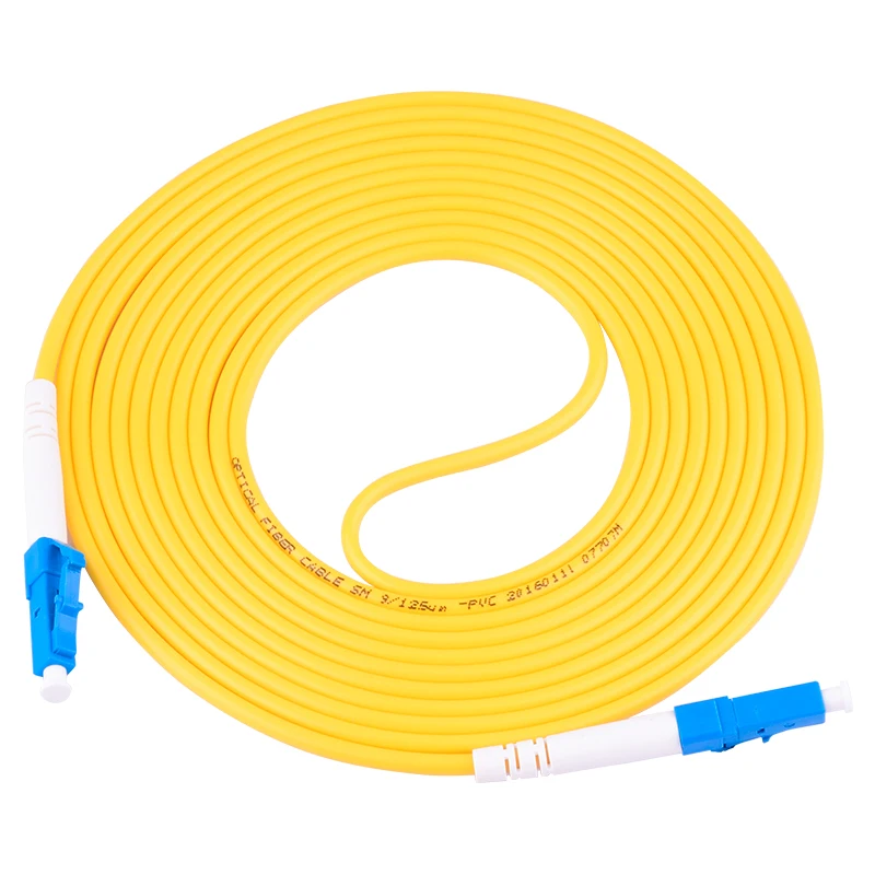 

50pcs/ Lot SM simplex 3.0mm fiber optic patch cord singlemode LC/UPC-LC/UPC SC APC 3meter