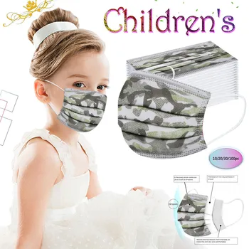 

Personal Health Care Mouth-muffle Activated Carbon Disposable Face Mask 10/20/30/100PC 3Ply Non-woven Ear Loop Children's Mask
