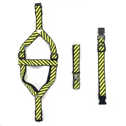 Жёлтый твил для питомца, индивидуальная Тяговая веревка, собачья цепь, нагрудный ошейник, собачья веревка, металлическая прочная и удобная