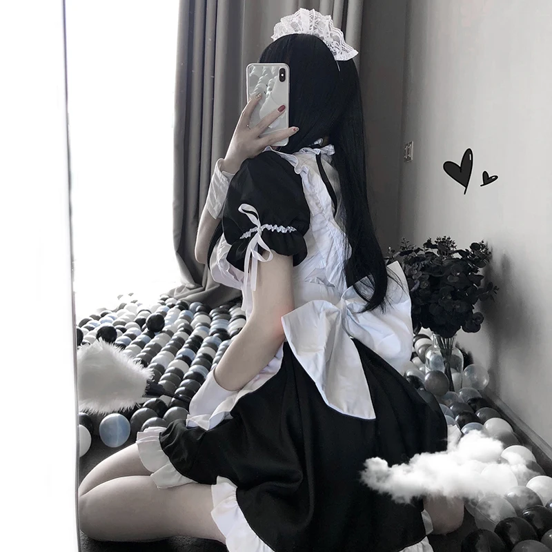 LILICOCHAN Amine Maid Cosplay Clothes Black Kawaii Lolita French Dress Girls Woman Waitress Party Stage Costumes Japanese Cafe Outfit -Outlet Maid Outfit Store H6a435613515842e7baee0a1d4f467e1dJ.jpg