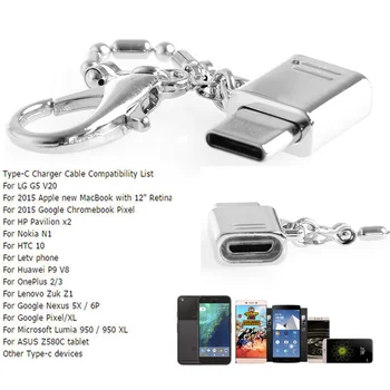 

Metal USB-C 3.1 Type C Male to Micro USB 2.0 Female Converter Connector R2JB